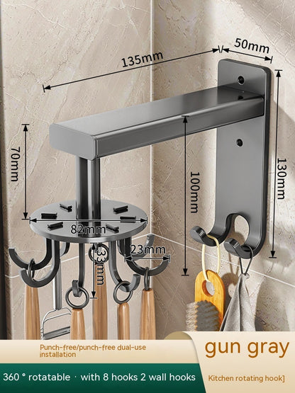 Swivel Hook Wall-mounted Angle Frame