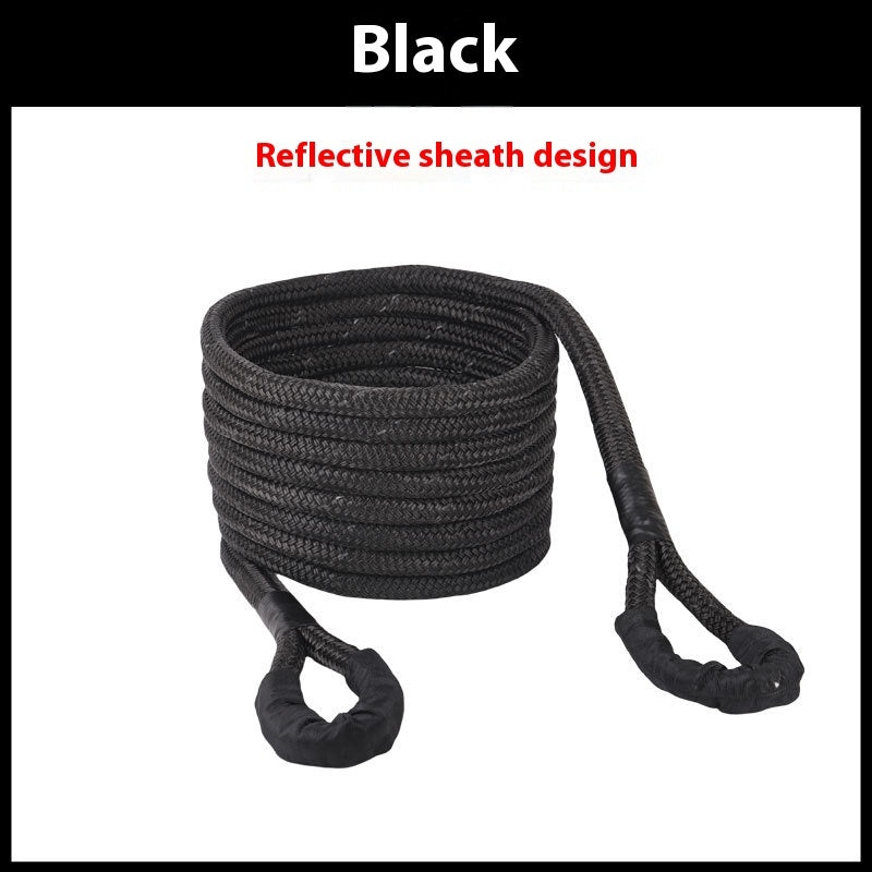 Elastic Car Pulling Rope Soft Shackle Outdoor Emergency Rescue Hand Holding Rope