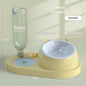 Cat Bowl Double Bowl Automatic Drinking Water Rice Basin