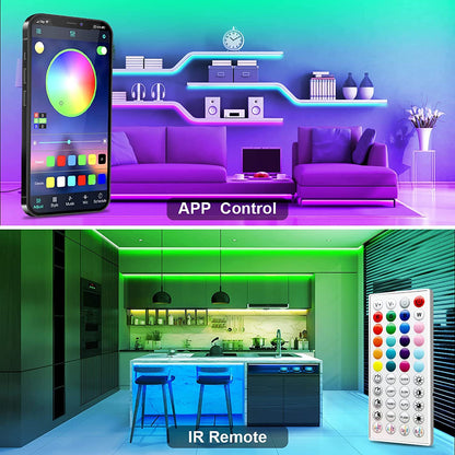 LED Strip Lights (Music Sync + App Control)
