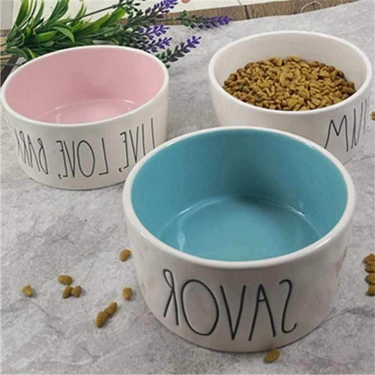 Ceramic Pet Bowl Ceramic Dog Bowl Dogcat Bowl Water